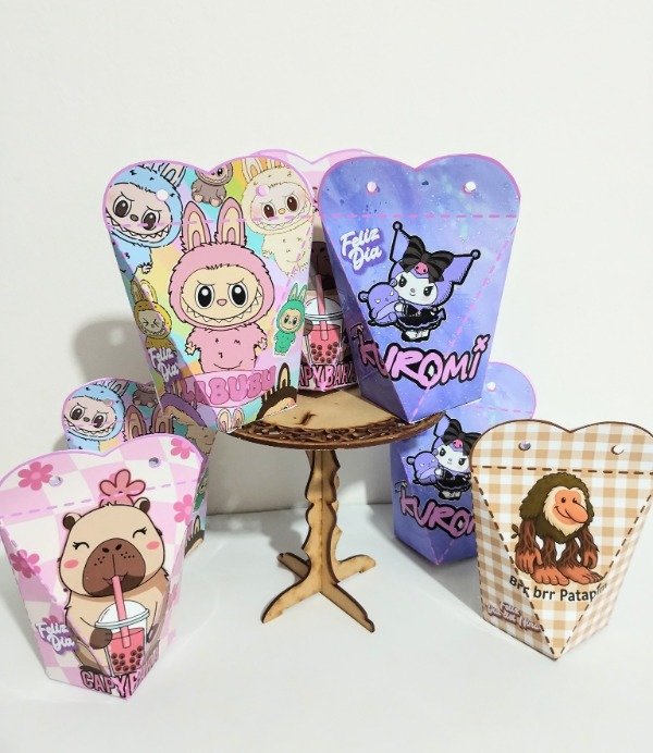 Producto - Bolsita hexagonal labubu