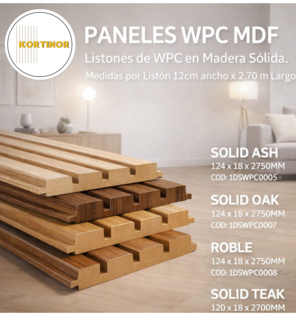 Producto - Wallpanel - MDF (madera)  Solido