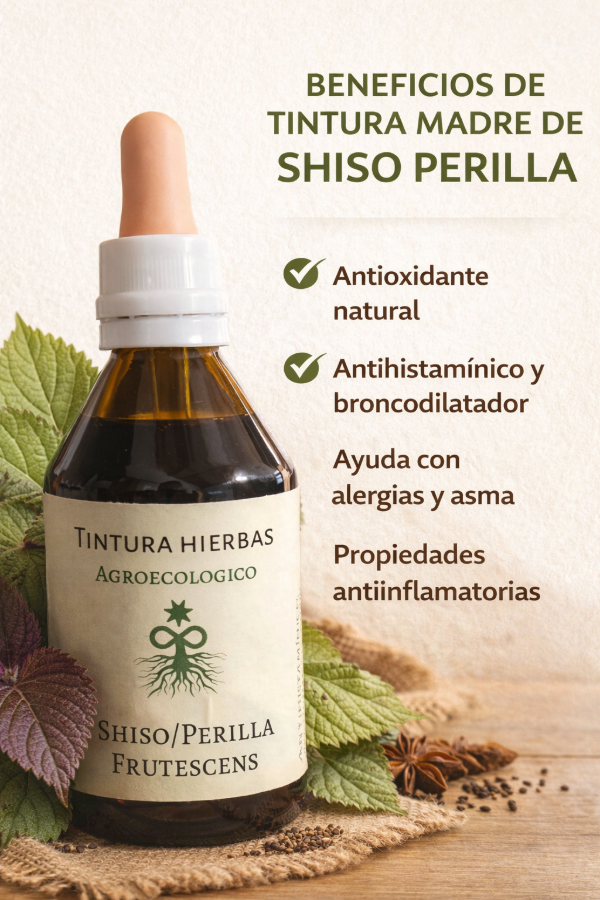 Producto - Tintura Madre Shiso Perilla