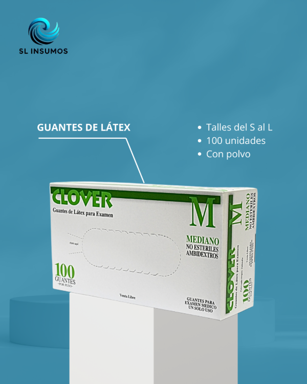 Producto - Guantes descartables de látex