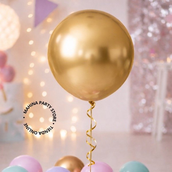 Producto - Piñata dorada chrome 18"