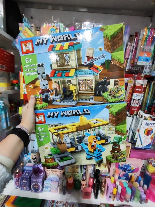 Producto - Bloques tipo Lego MINECRAFT Mediano 4 en 1