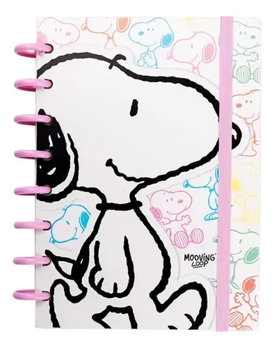 Producto - Cuaderno Inteligente A Discos Loop A5  Mooving - SNOOPY-