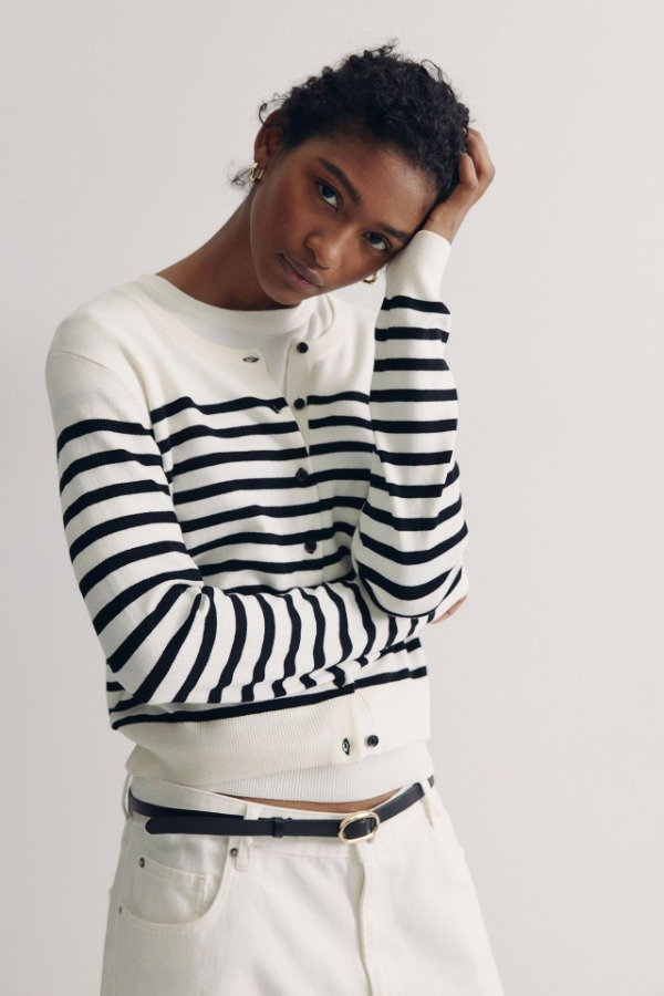 Producto - Cardigan HyM rayado