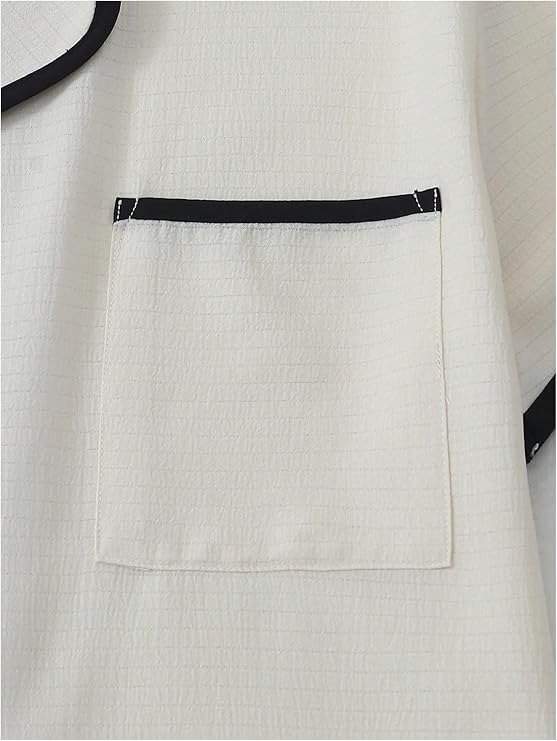 Producto - Conjunto de pijama de 2 piezas White - 3