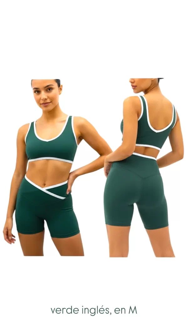 Producto - Conjunto top + short de lycra