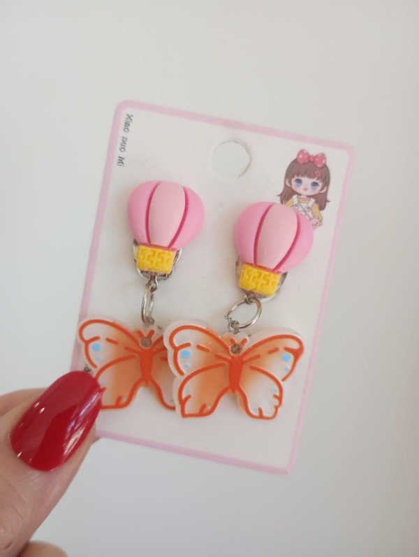 Producto - Par Aritos Mariposas