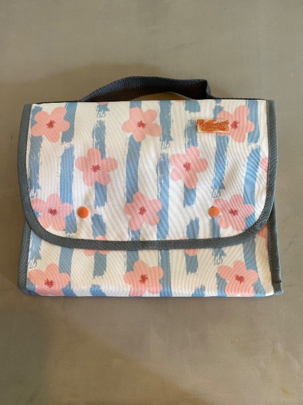 Producto - Neceser viajero Rayas y flores - 2
