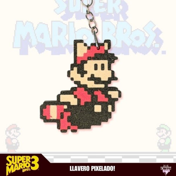Producto - SUPER MARIO 3 - LLAVERO PIXELADO