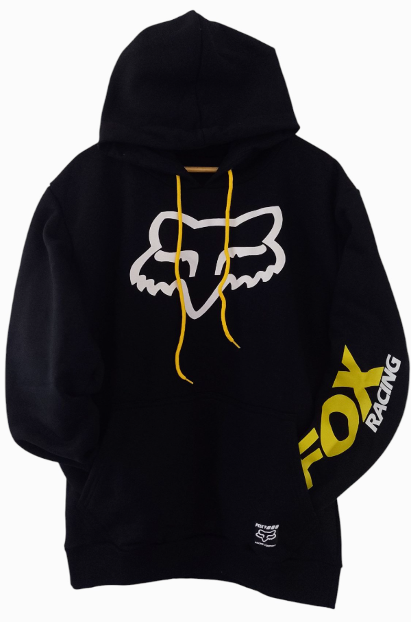 Producto - HOODIE PREMIUM FOX RACING BLACK FLEECE