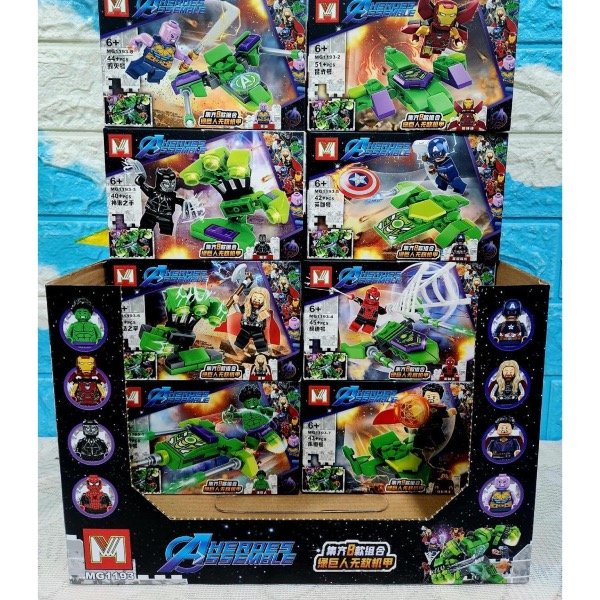 Producto - LEGO advenger vengadores caja por 16