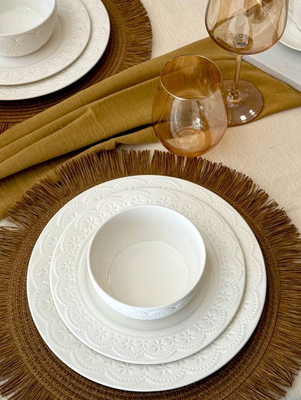 Producto - PLATO DE POSTRE DE PORCELANA 21cm