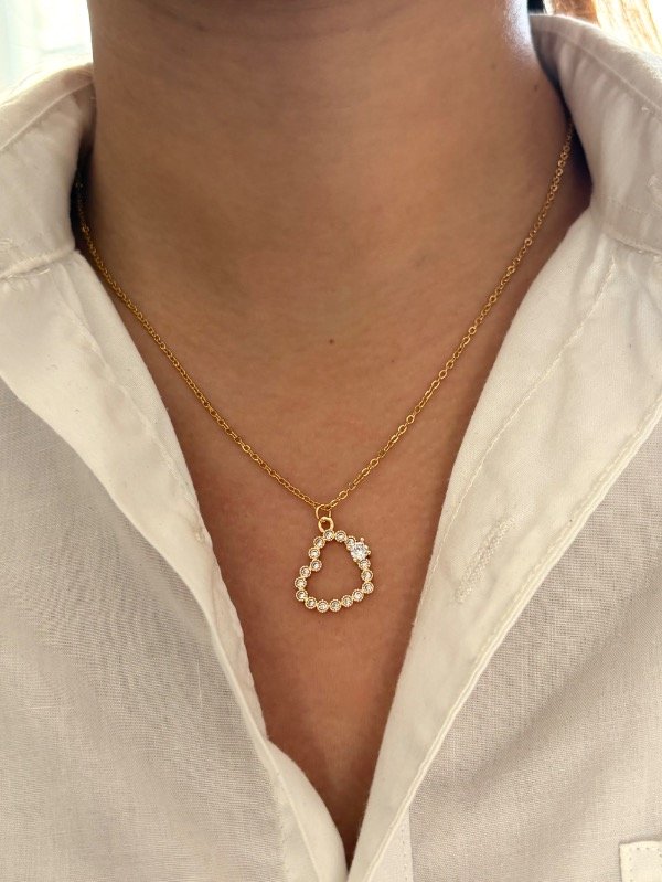 Producto - Collar dorado adora - 0