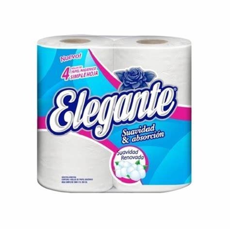 Producto - Papel Higenico "elegante" 48 rollos de 30 mts c/u
