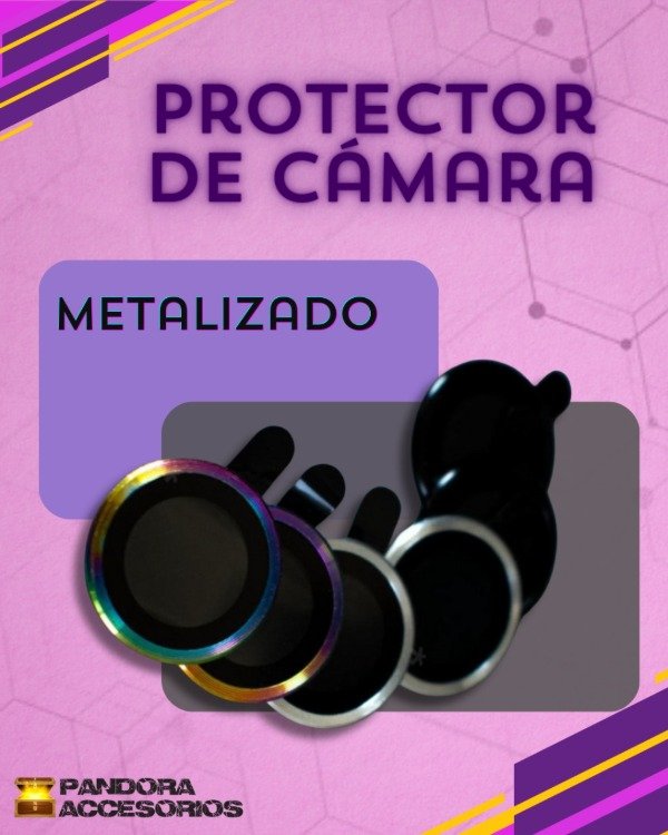 Producto - Protector de Cámara Plateado Iphone 17 - 17 Air - 17 Pro - 17 Pro Max