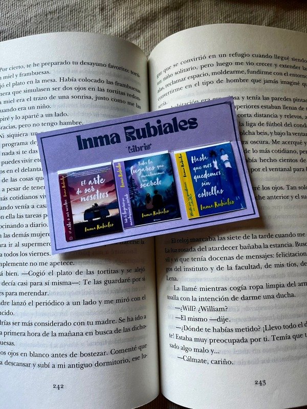 Producto - Set marcapáginas magnéticos INMA RUBIALES