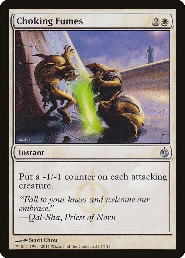 Producto - Choking Fumes  Mirrodin Besieged