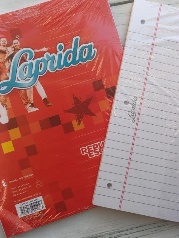 Producto - Repuesto de Laprida x48 hojas Rayado