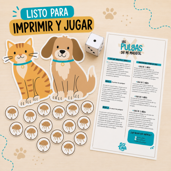 Producto - Juego Matematico - Las pulgas de mi Mascota - 1