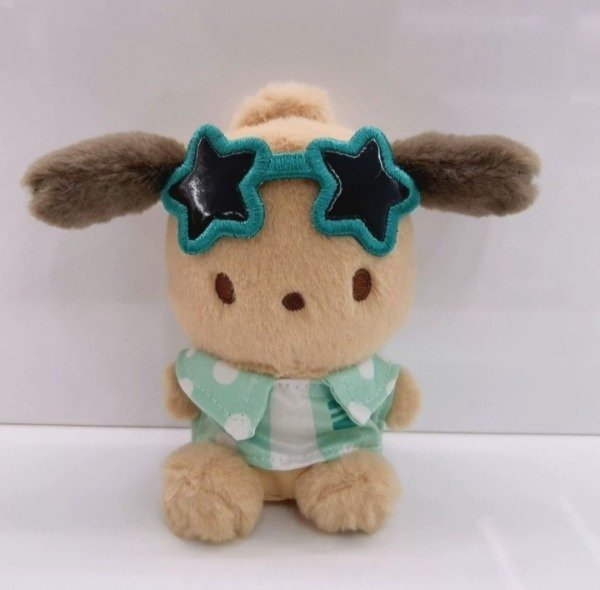 Producto - Llavero de peluche de Pochacco de Sanrio colección de verano de Olive Young.