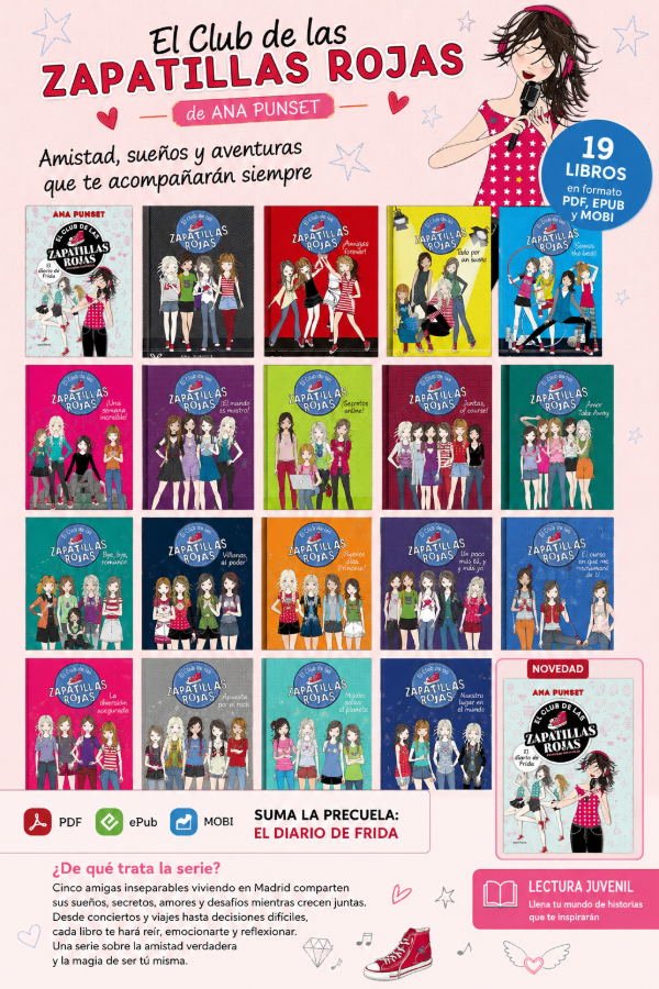 Producto - Serie el club de las zapatillas rojas Ana Punset Juvenil