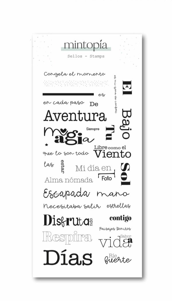 Producto - Sello Frases castellano Viviendo Outdoors
