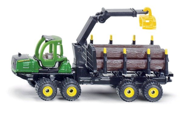 Producto - Siku John Deere  8 ruedas con troncos