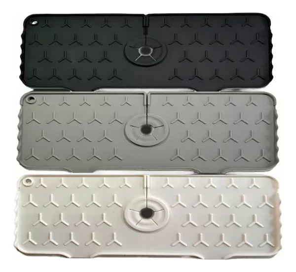 Producto - BANDEJA ESCURRIDORA SILICONA CANILLA 37X14 CM COLORES SURTIDOS