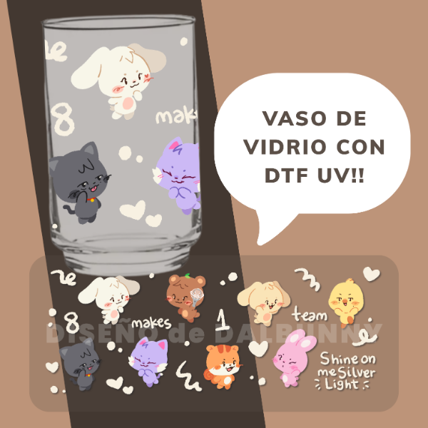 Producto - Aniteez - Vaso de Vidrio - Preventa
