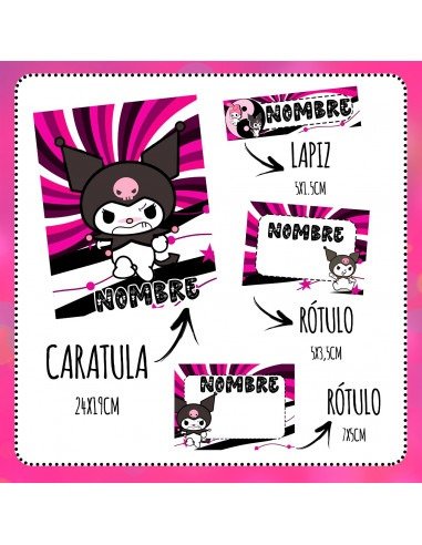 Producto - Etiquetas para lápices y cuadernos - 1