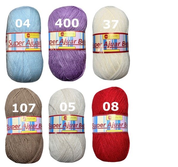 Lana súper ajuar bebé Lho en ovillo 100g Decorelanas