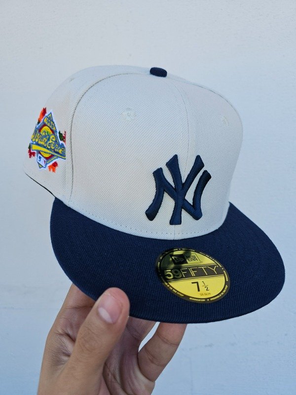 New York Yankees Cream World Series 1996 Side Patch New Era 59Fifty