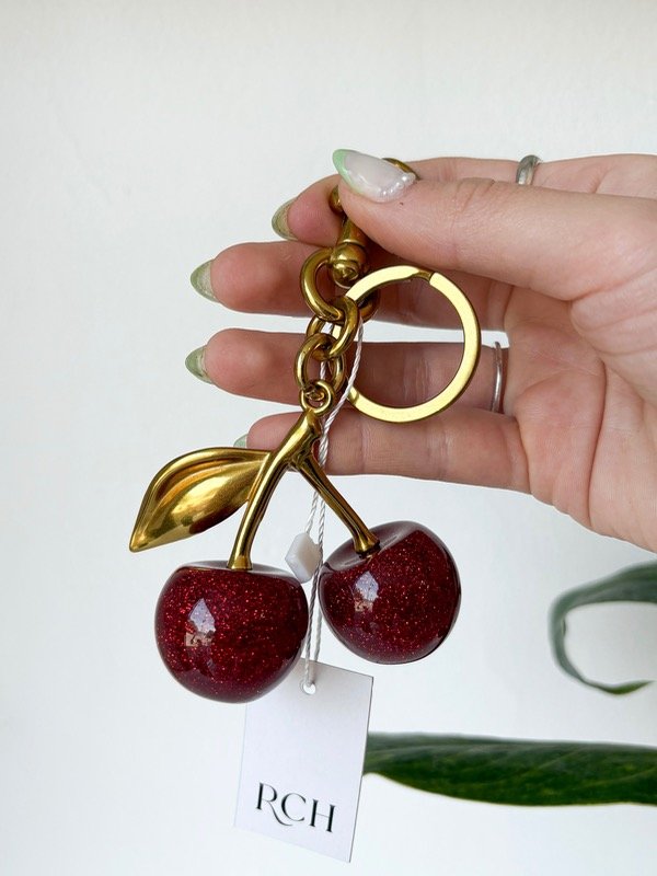 Producto - Llavero de cereza (rojo)