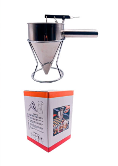 Producto - EMBUDO DOSIFICADOR CONICO DE ACERO INOX C/BASE