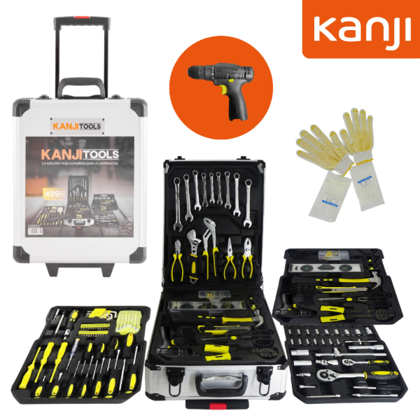 Producto - Valija de Herramientas Kanji Tools 499 piezas