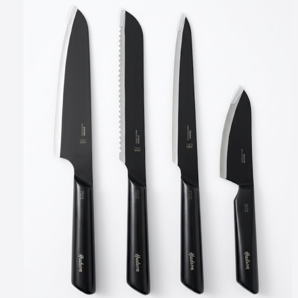 Producto - Set de Cuchillos Hudson Design - 5 Piezas con Taco Cuadrado - 3