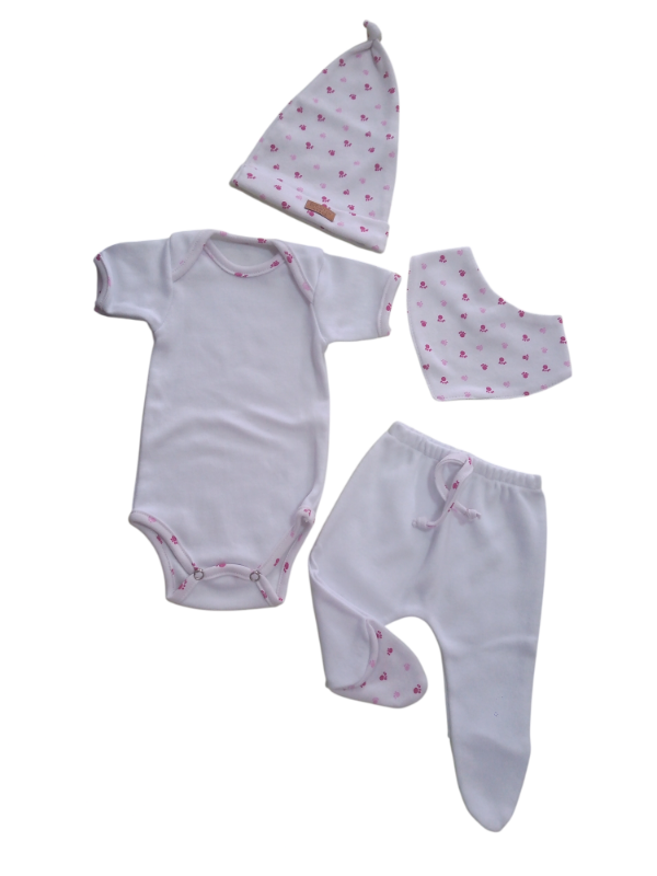 Producto - AJUAR 4 PIEZAS INTERLOCK M/CORTA