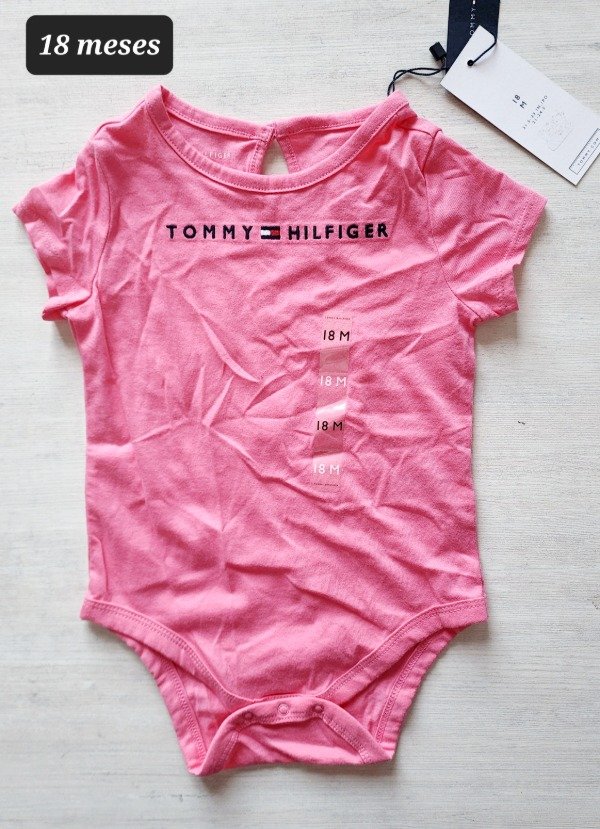 Producto - Body manga corta tommy talle 18 meses fuxia