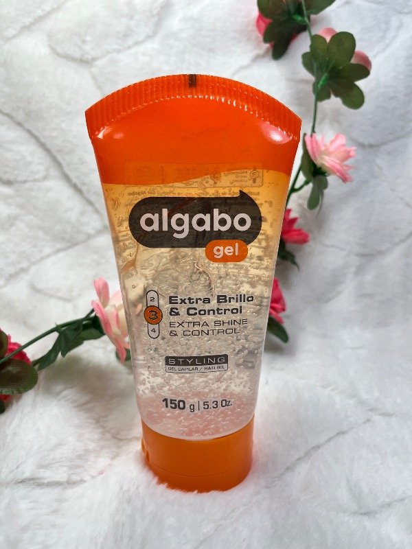 Producto - Gel algabo extra brillo y control