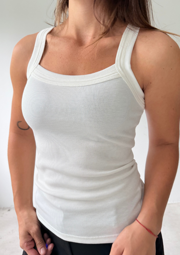 Producto - Musculosa GARDENIA - Blanco