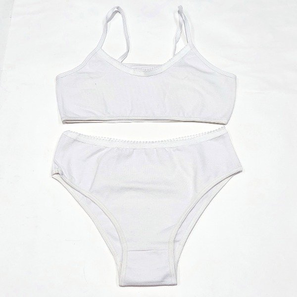 Producto - Conjunto juvenil Talle único Blanco puntilla