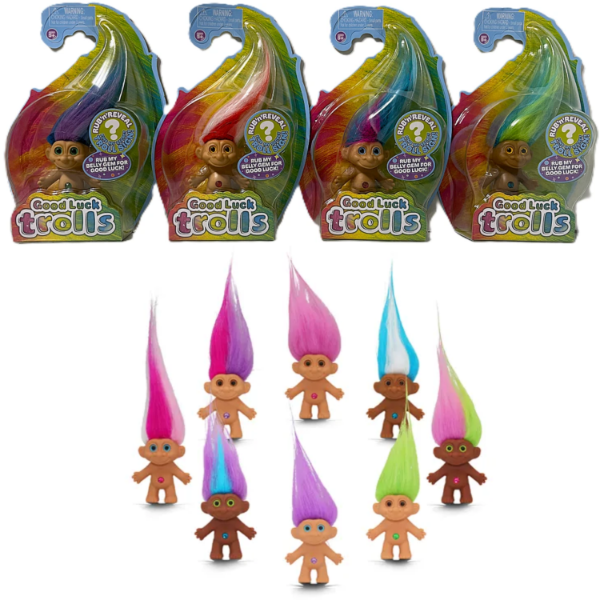 Producto - Trolls Good Luck Trolls Rub And Reveal x1