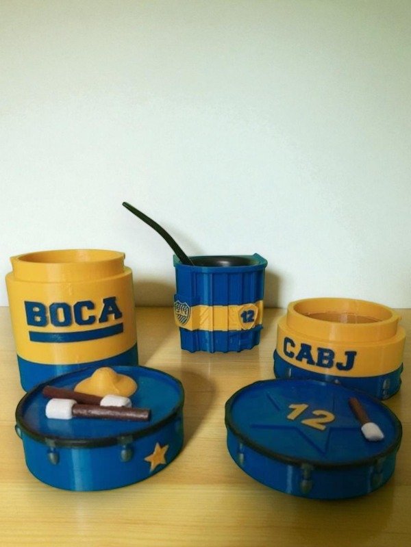 Producto - Set de Mate "Boca Juniors"
