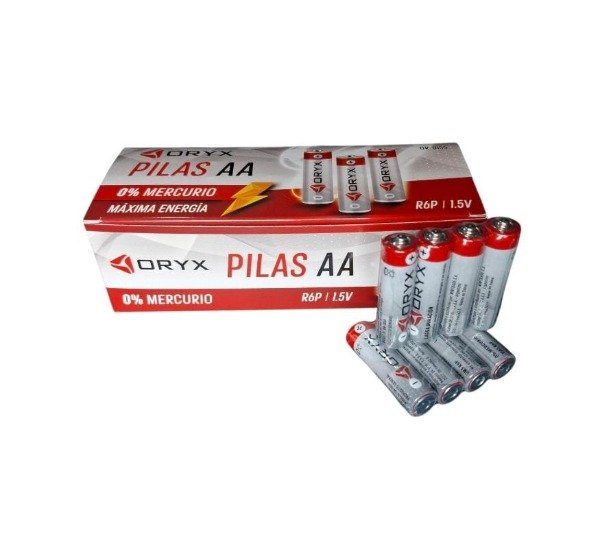 Producto - Pilas AA ORYX PACK 60 PILAS