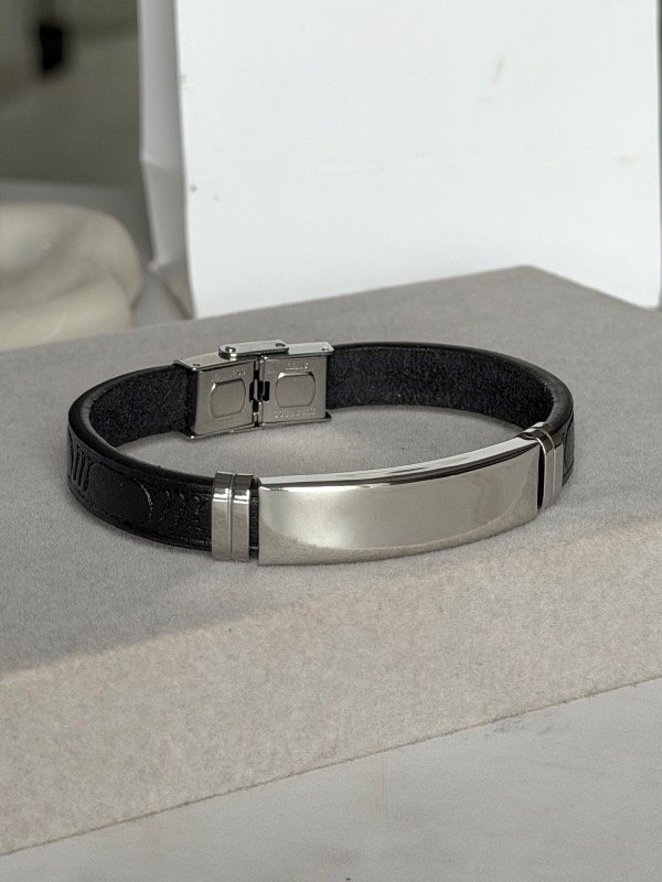 Producto - Pulsera cuero ebano black