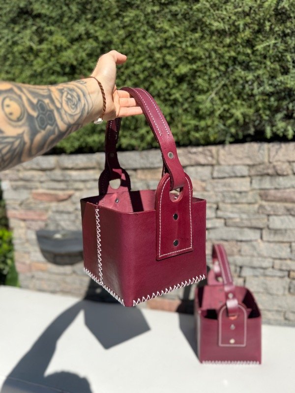 Producto - CANASTA MATERA PREMIUM BORDO