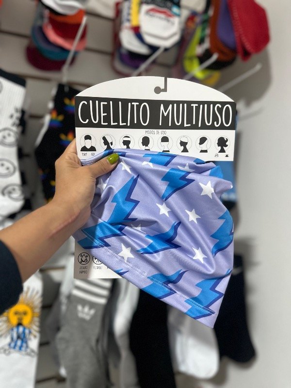 Producto - Cuellito violeta rayos y estrellas