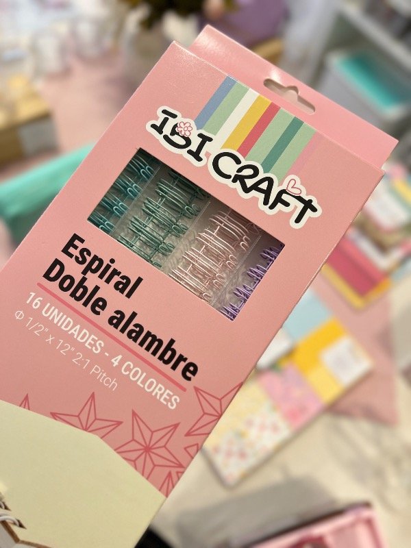 Producto - Espiral doble alambre pastel