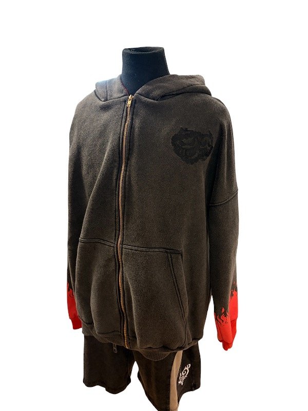 Producto - Campera Acid Wash Ace One Piece Zr algodón bordada y estampada - 0