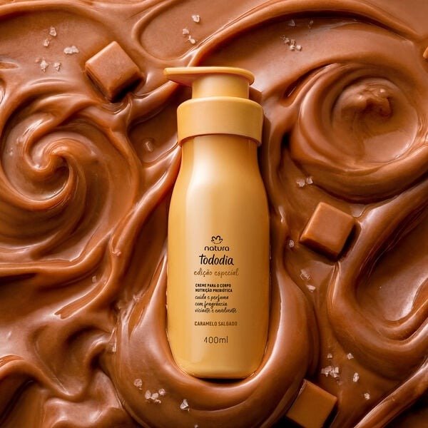 Producto - Crema prebiótica nutritiva corporal 400ml Caramelo Salado BRASIL - 1